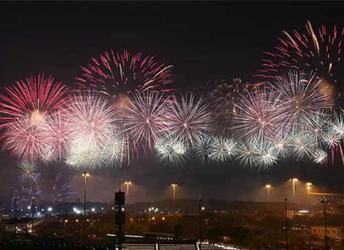 鄂尔多斯焰火晚会